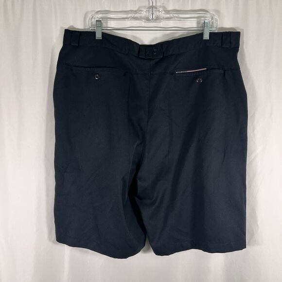 Under Armour Golf Shorts Men's 40R Solid Black 10" Inseam Button Zip - Picture 4 of 7